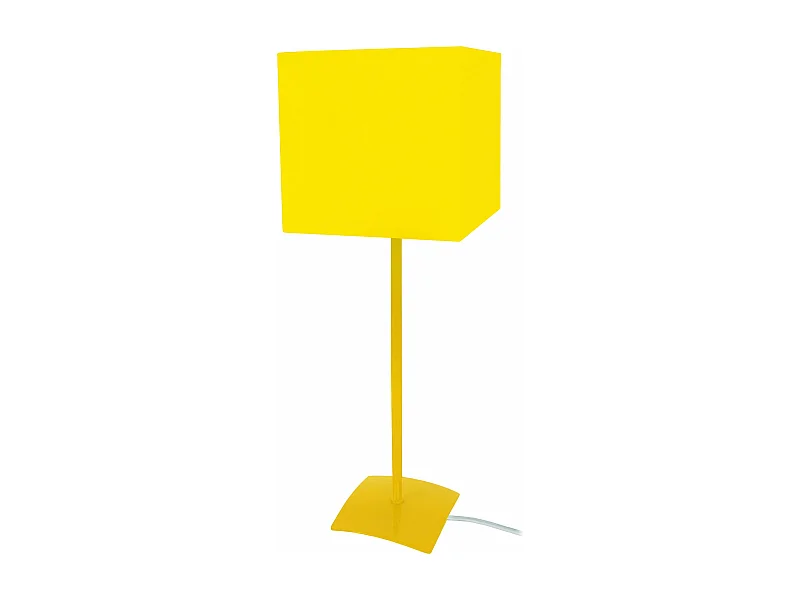 Abajur TOSEL SPIRALA tecido espiral castanho D25 x  H39  cm