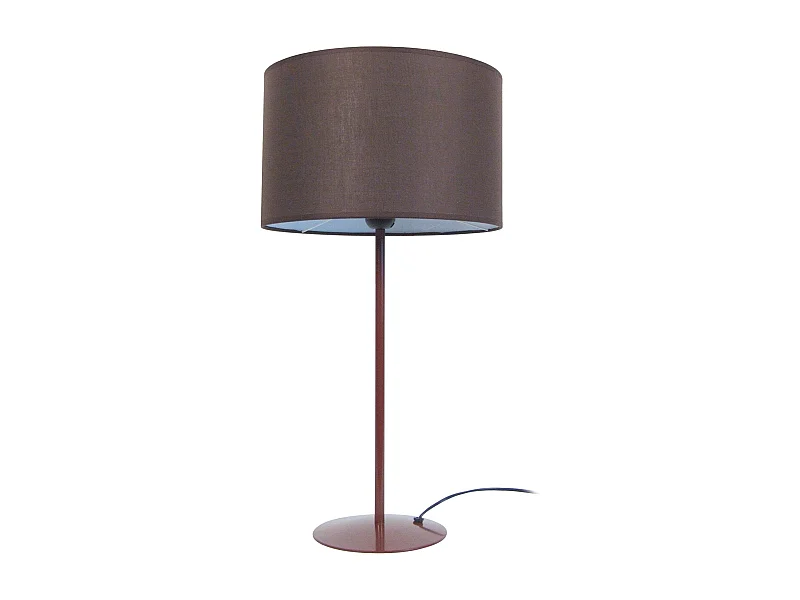 Lampe a Poser TOSEL ,métal,Marron, H58xD30xP 30cm