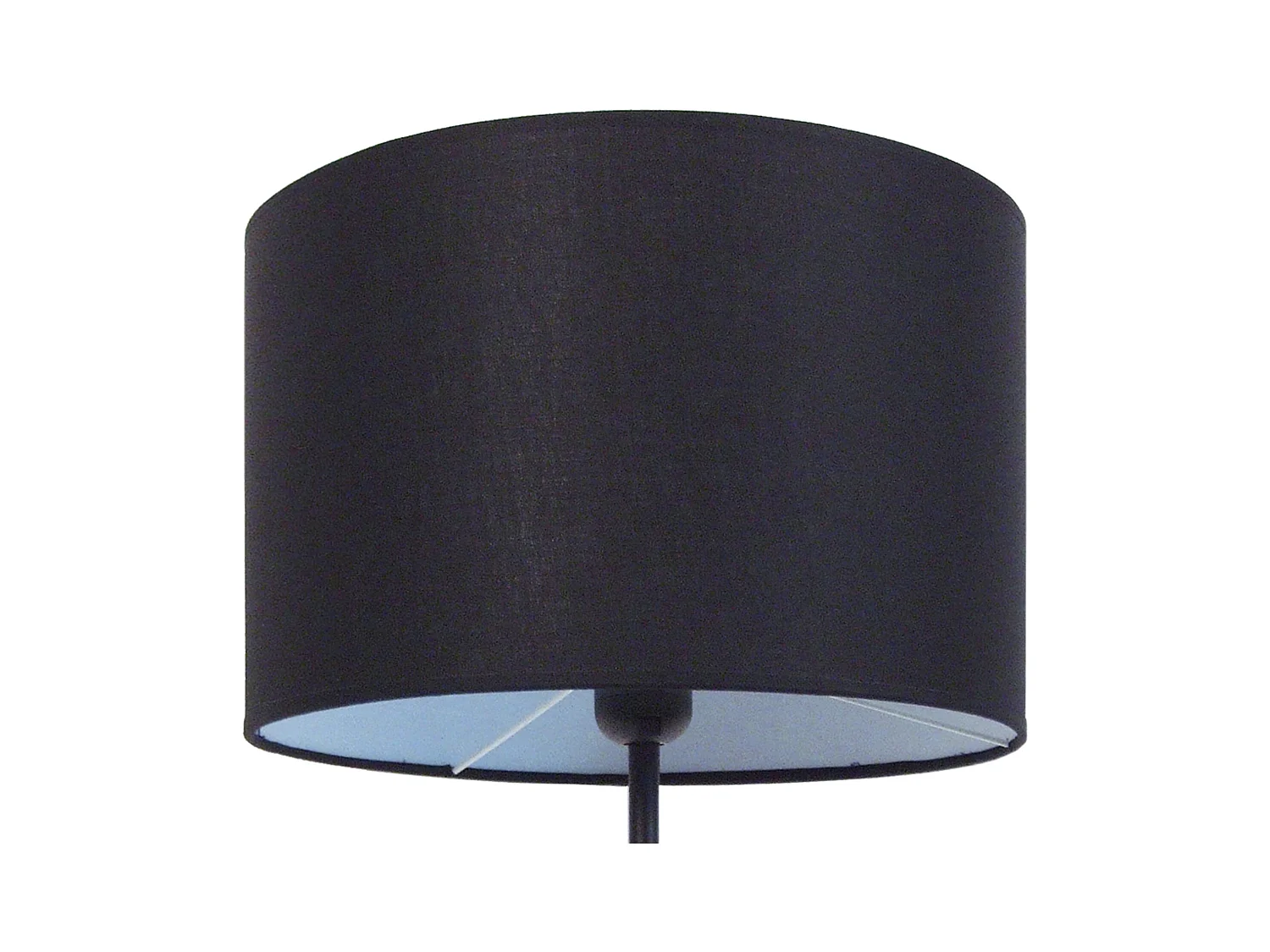 Lámpara de Mesa  TOSEL ,metal,Negro , A 58xD30x P 30cm