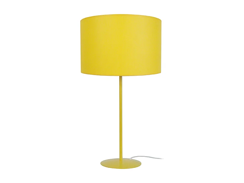 Lámpara de Mesa  TOSEL ,metal,AMARILLO, A 58xD30xP30cm