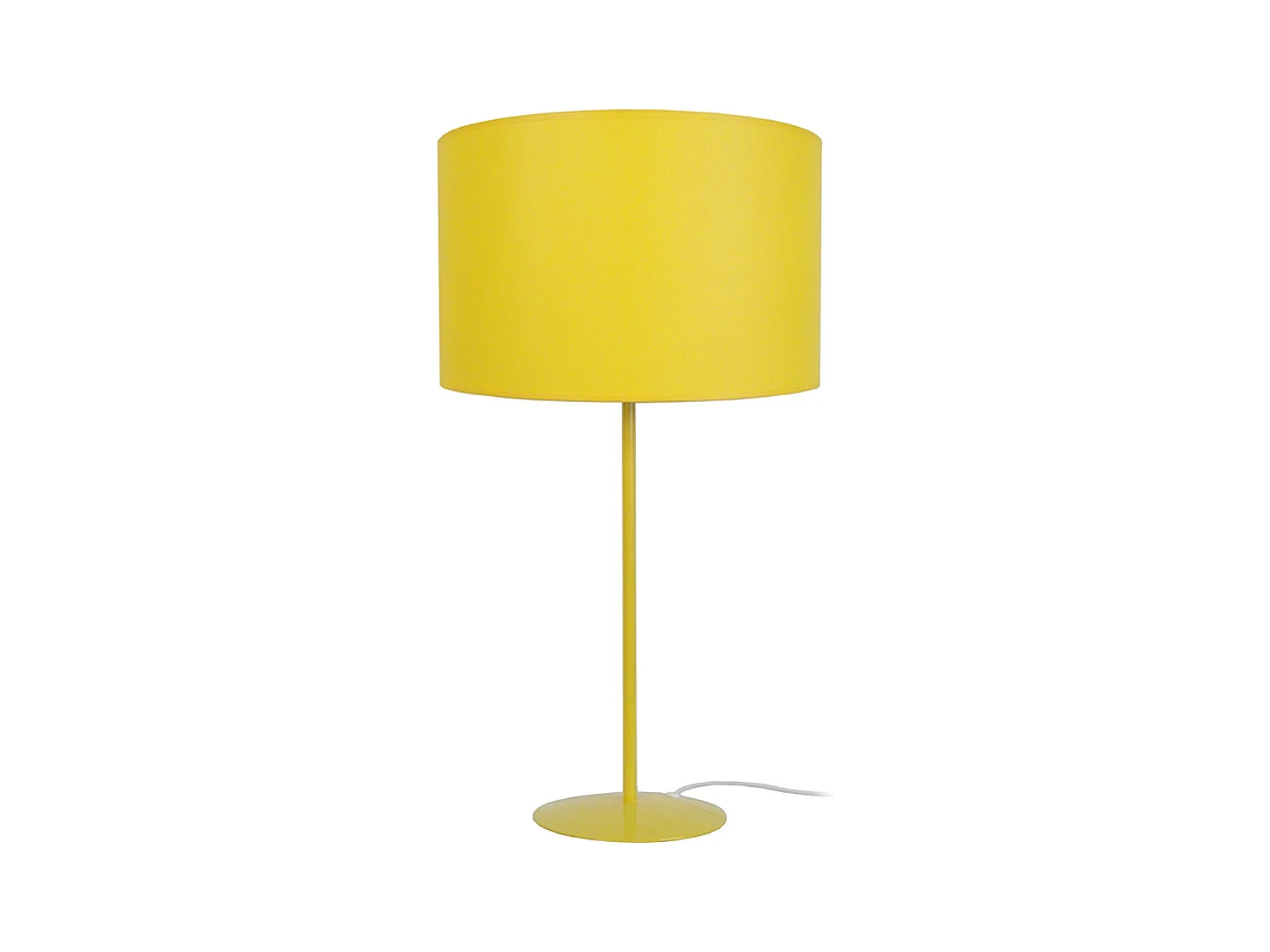 Lampe a Poser TOSEL ,métal,Jaune , H 58xD30xP30cm