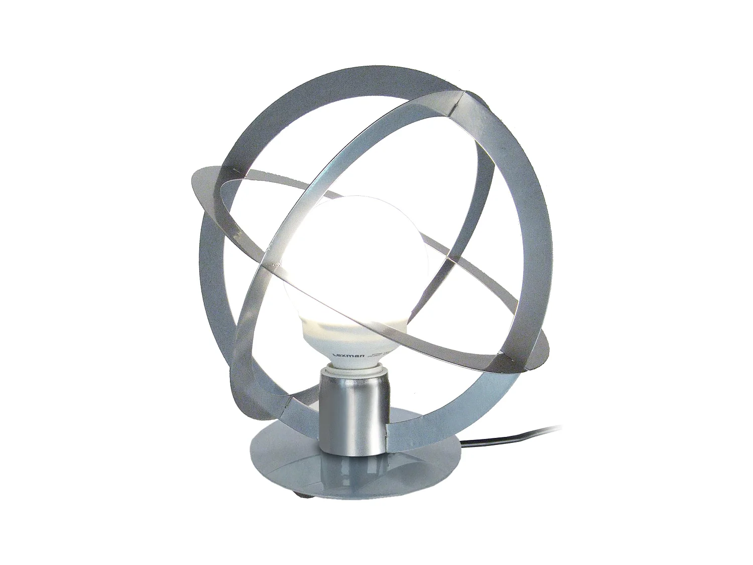 Abajur TOSEL LYS tecido coluna taupe D35 x  H60  cm