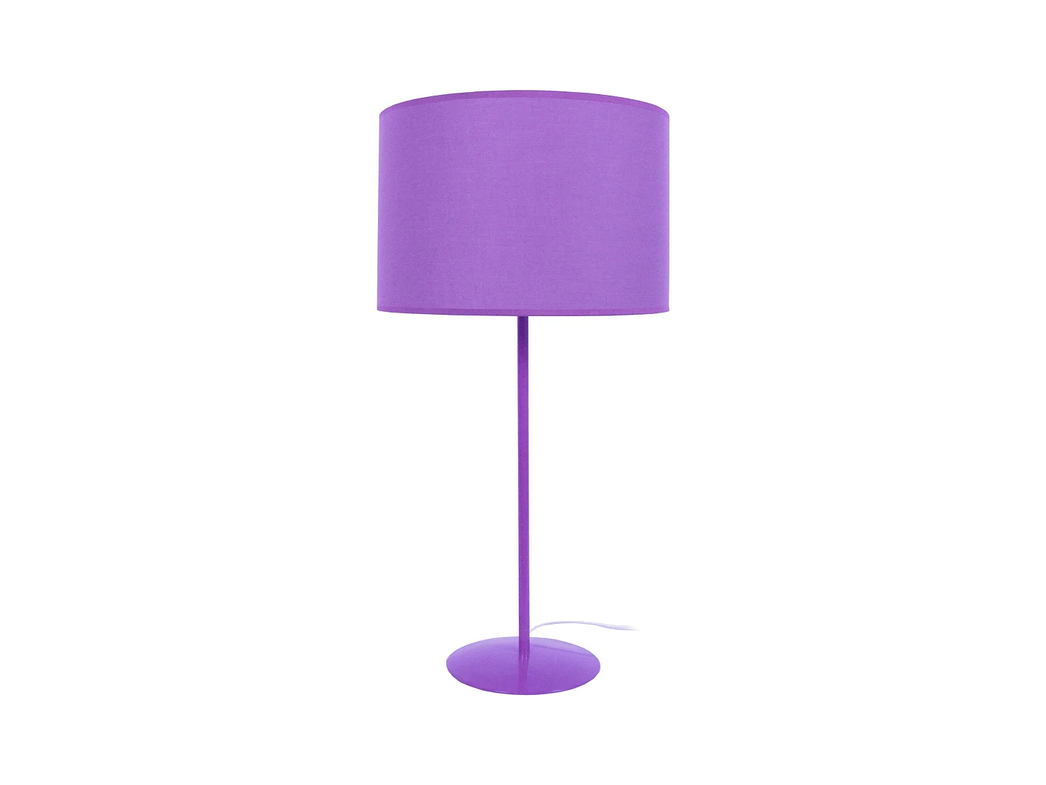 Lámpara de Mesa  TOSEL , metal,violeta ,A58xD30xP30cm