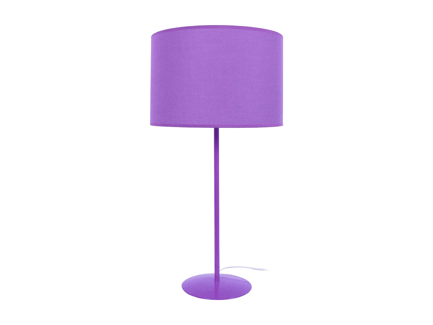 Lámpara de Mesa  TOSEL , metal,violeta ,A58xD30xP30cm