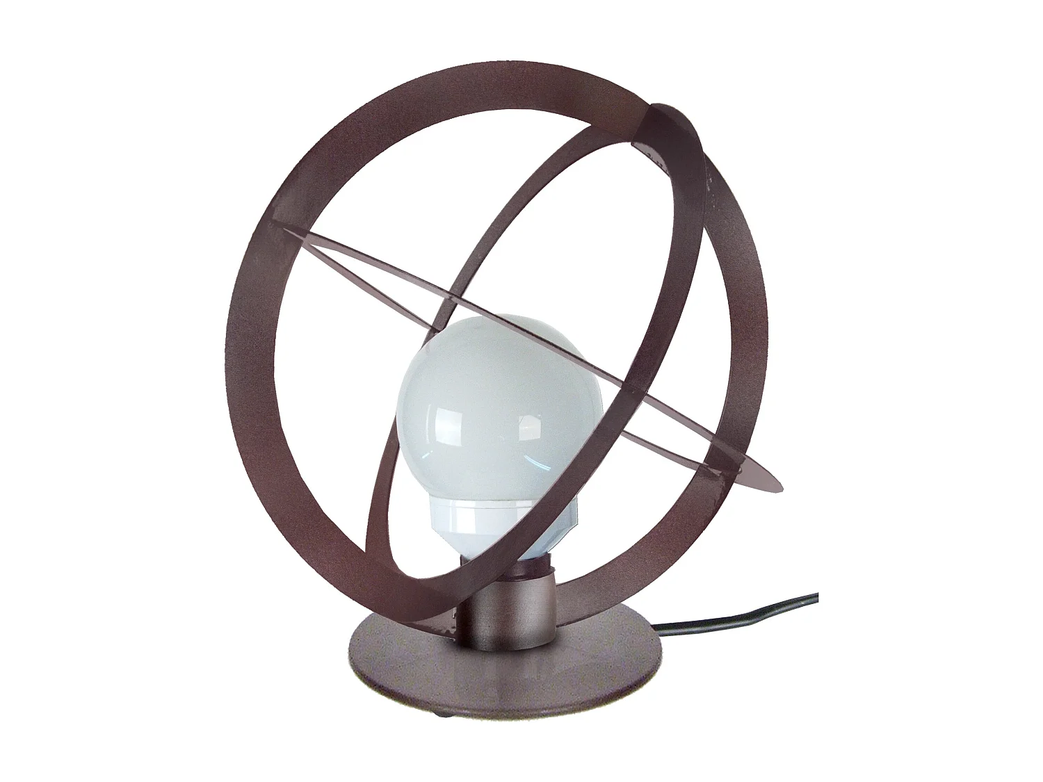 Lampe de Chevet TOSEL ,métal,Marron,H29xD28xP28cm