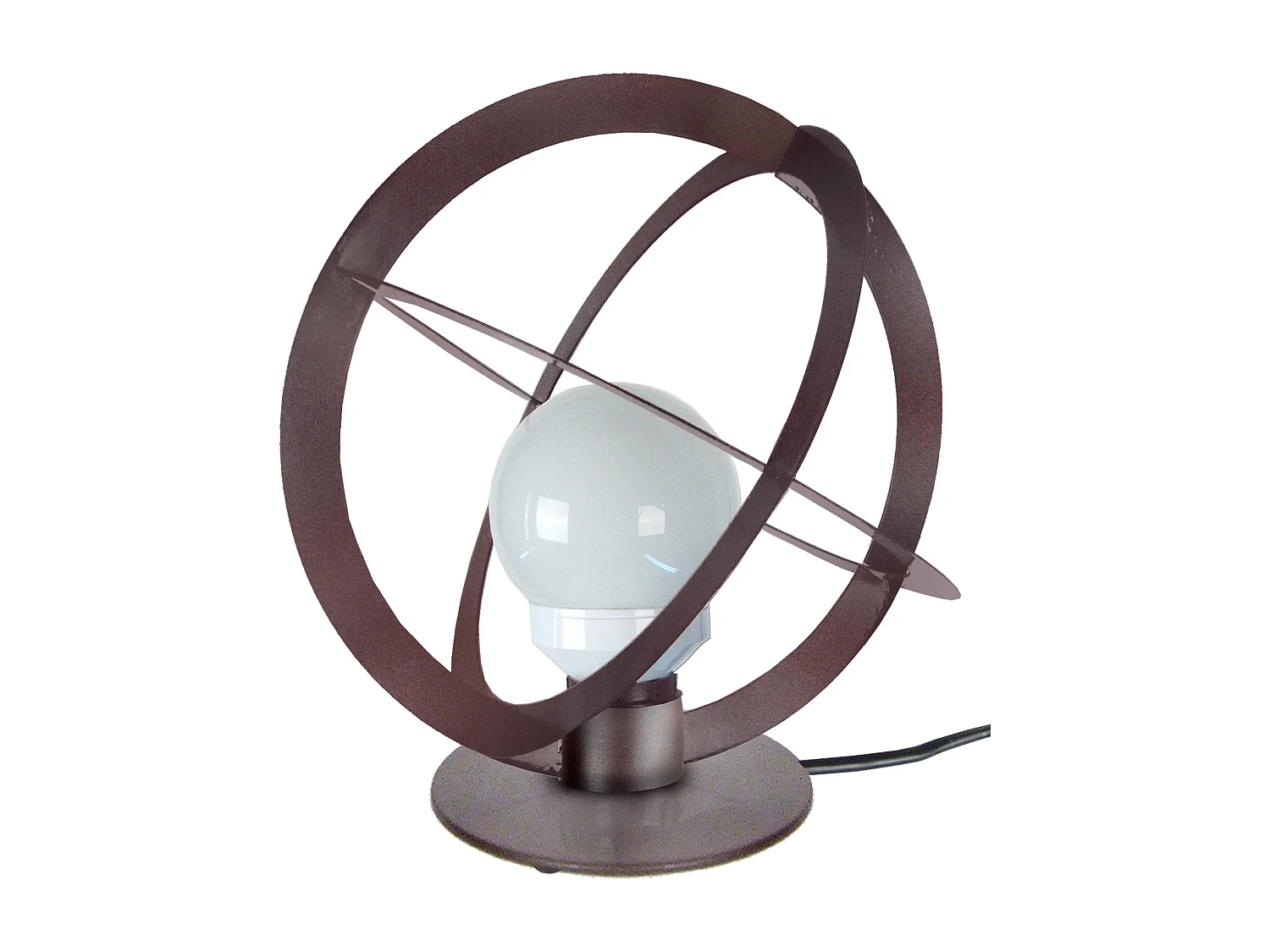 Lampe de Chevet TOSEL ,métal,Marron,H29xD28xP28cm