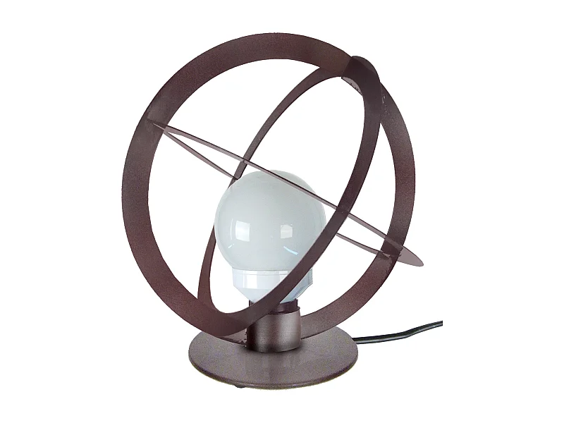 Lampe de Chevet TOSEL ,métal,Marron,H29xD28xP28cm