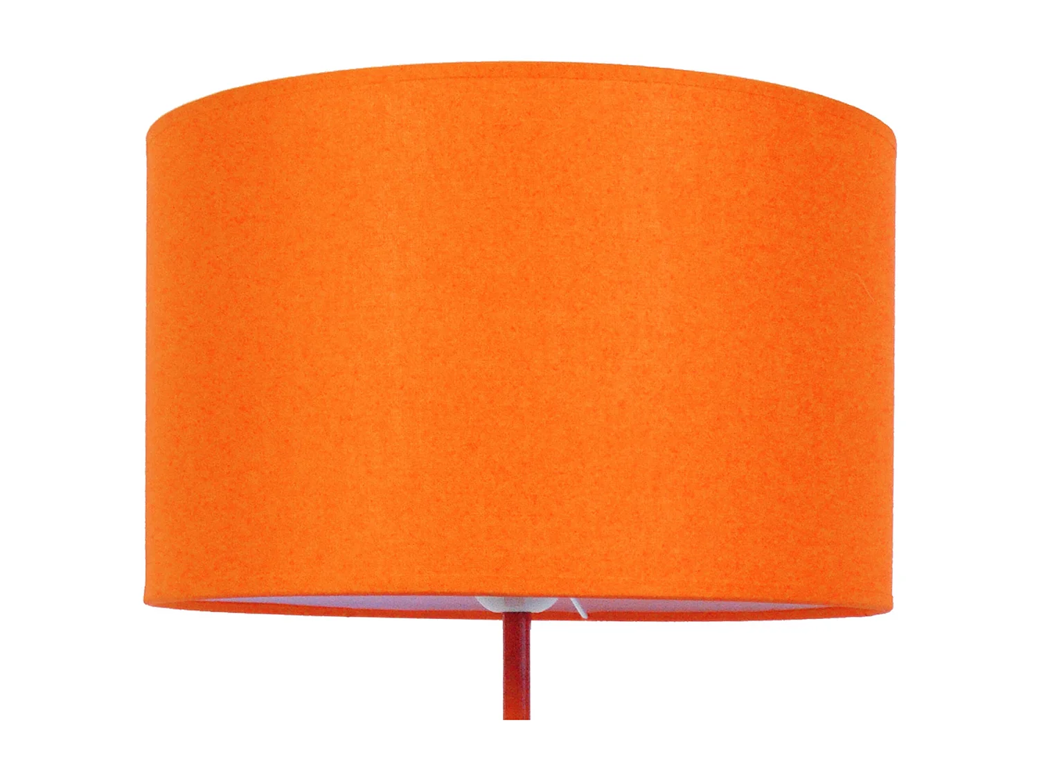 Lámpara de Mesa  TOSEL ,metal,Naranja,A 58xD30x P 30cm