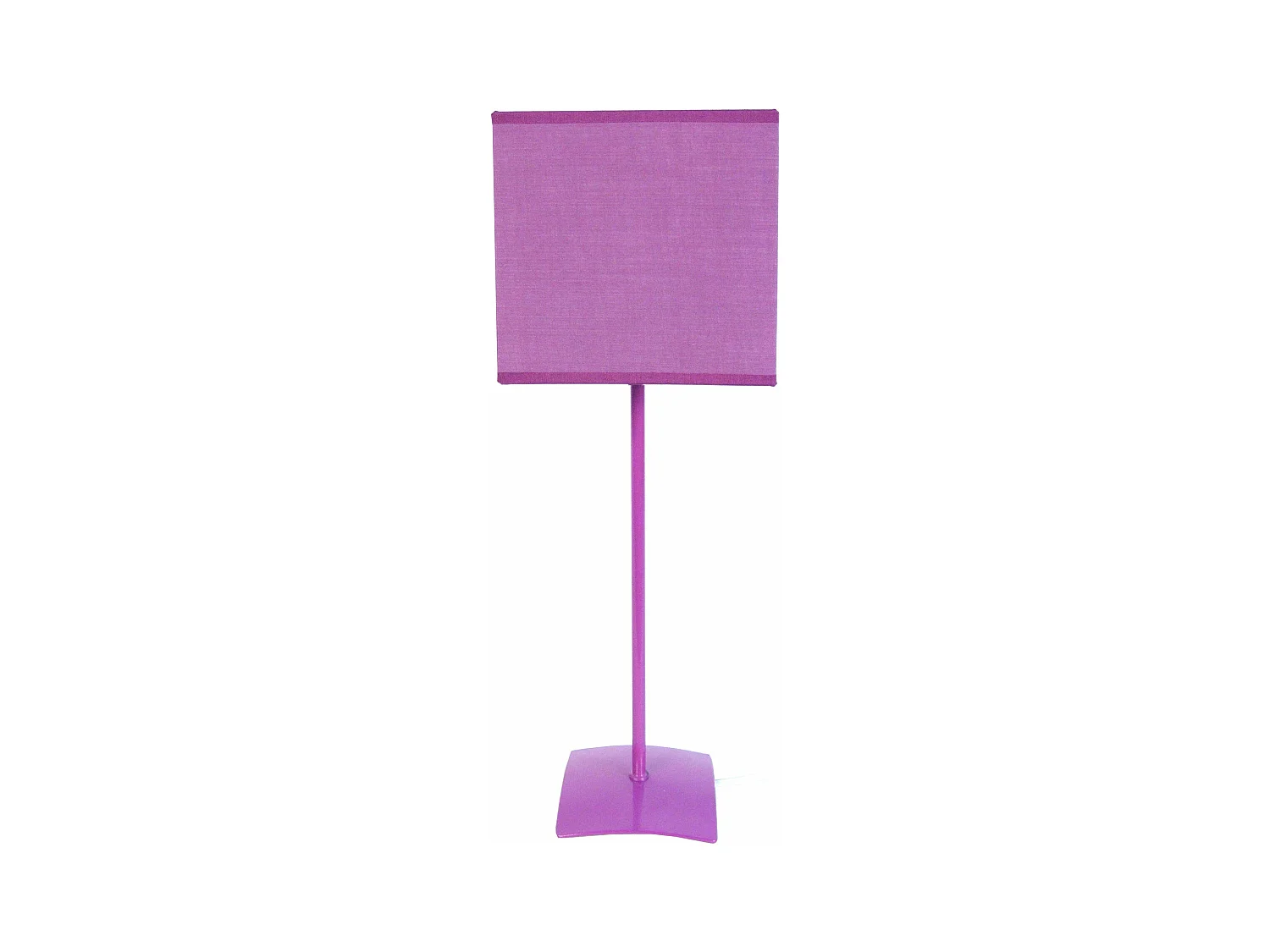 Candeeiro de mesa TOSEL TROMPETA CORDES  tecido queimado cru D30 x  H50  cm