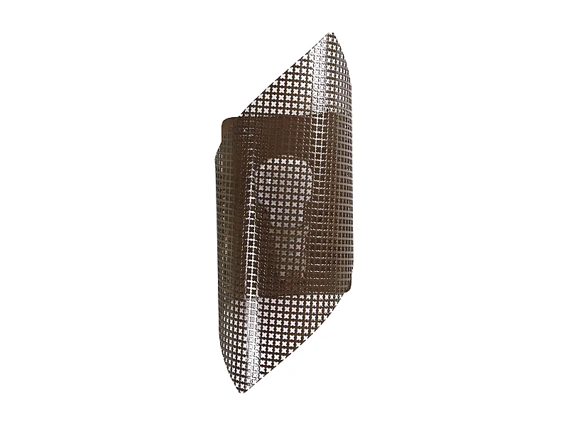 Aplique TOSEL ,metal,Marrón,P9xD13xD33cm