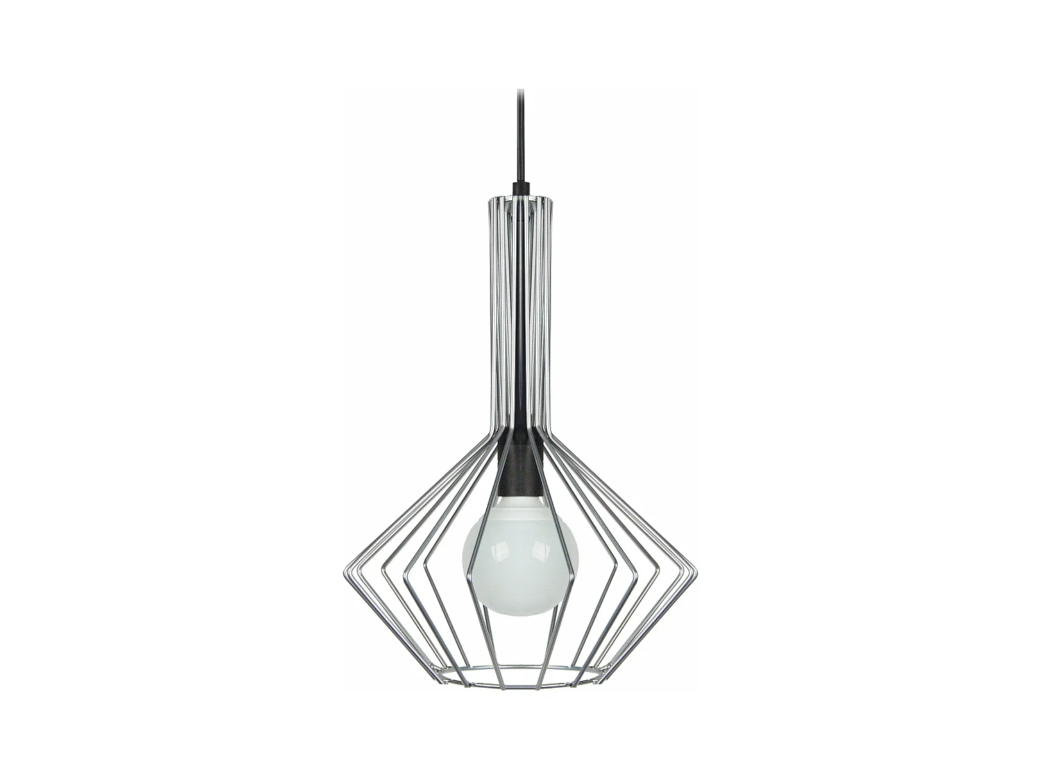 Suspension filaire métal  aluminium 90 cm.