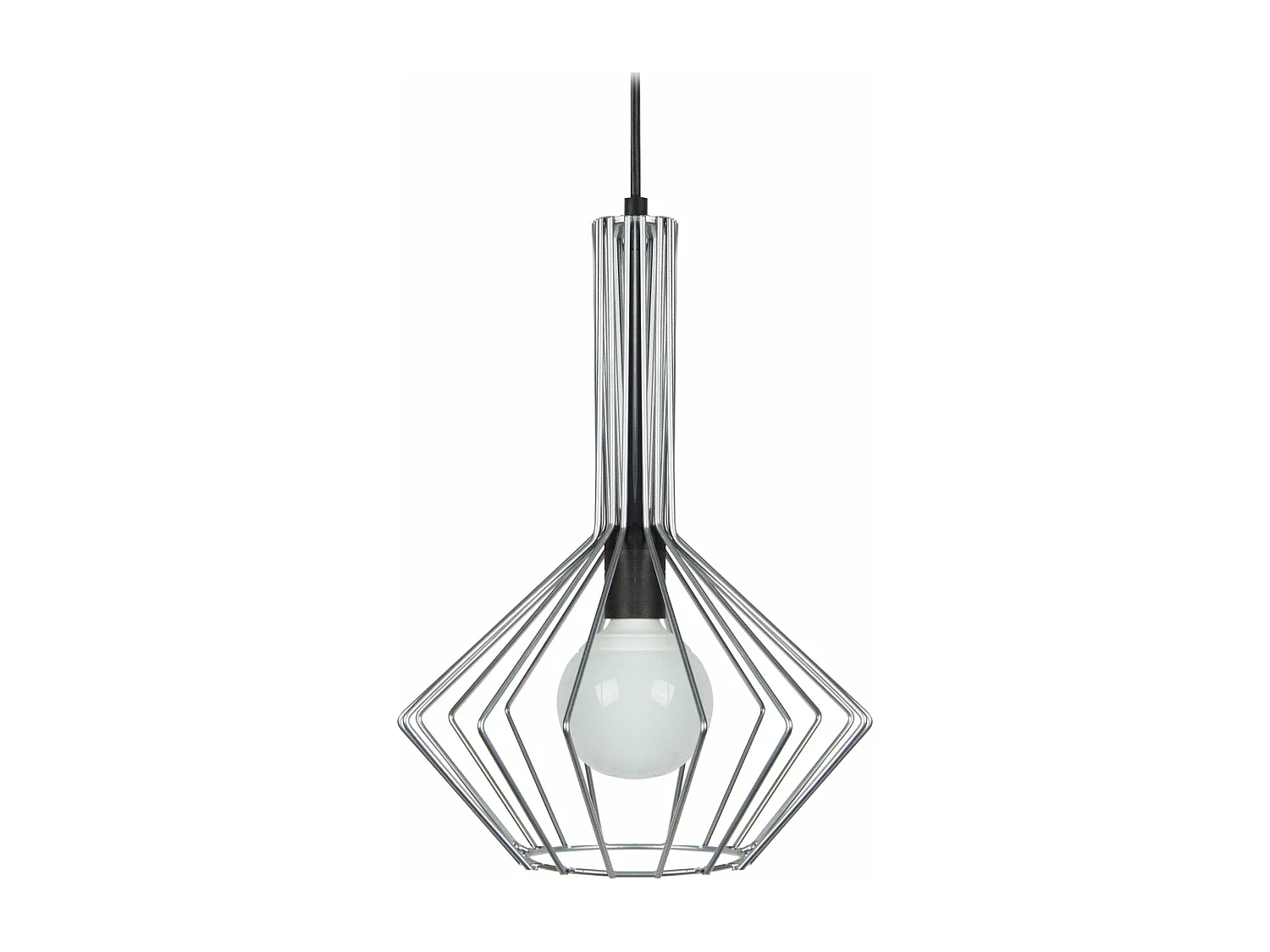 Suspension filaire métal  aluminium 90 cm.