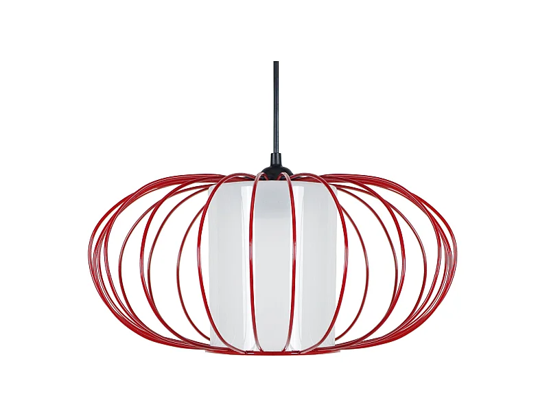 Suspensão TOSEL  OITA vidro globo Branco marfim D35 x  H77  cm
