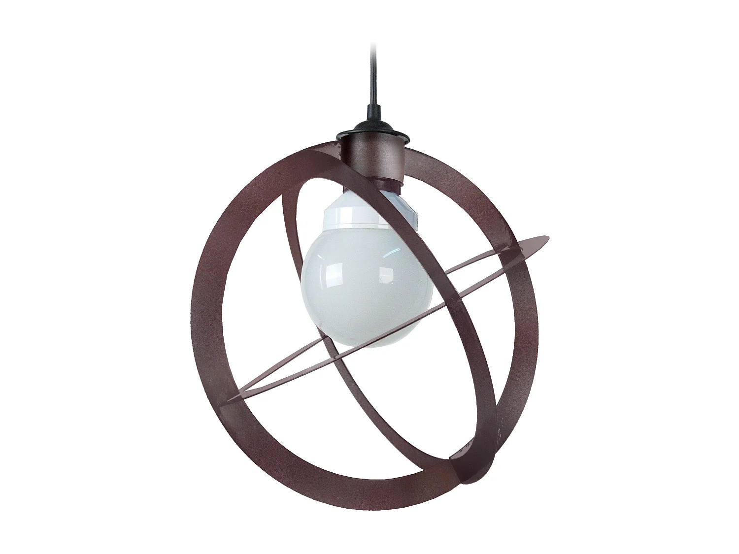 Suspension TOSEL ,métal, Marron,H 88xD28x P 28cm