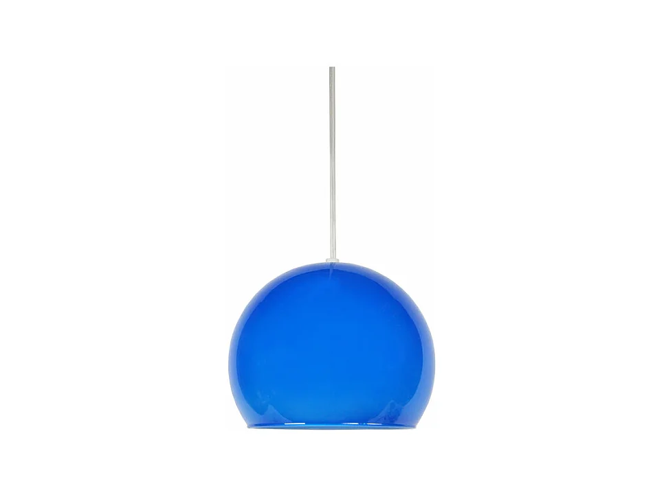 Suspensão TOSEL  PALLA vidro cônico céu azul D25 x  H70  cm