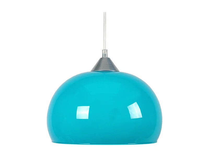 Suspensão TOSEL  VENISE fio de juta cilindro amarelo D30 x  H90  cm