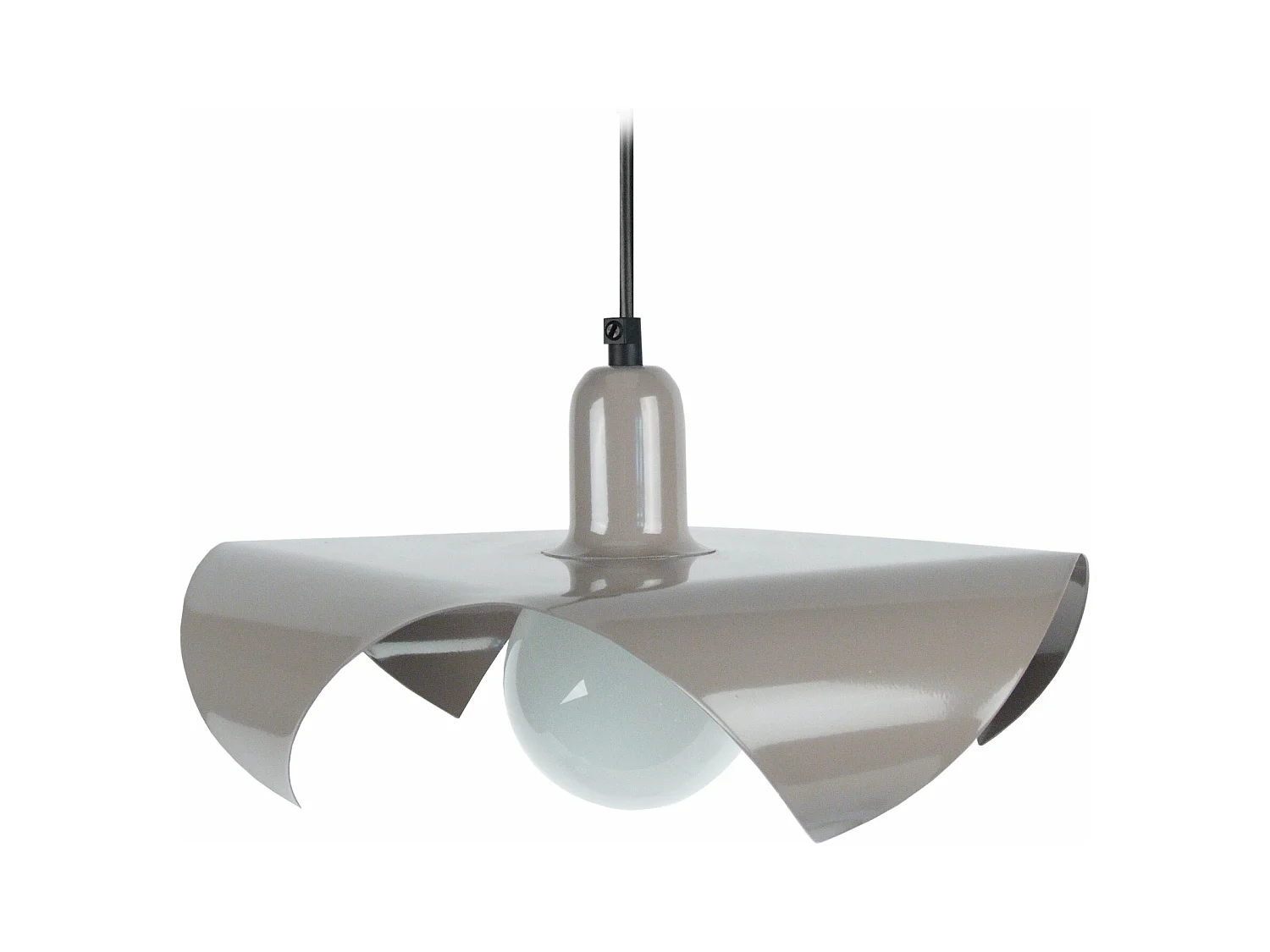 Suspensão TOSEL  MOUCHOIR metal tigela cobre D35 x  H80  cm