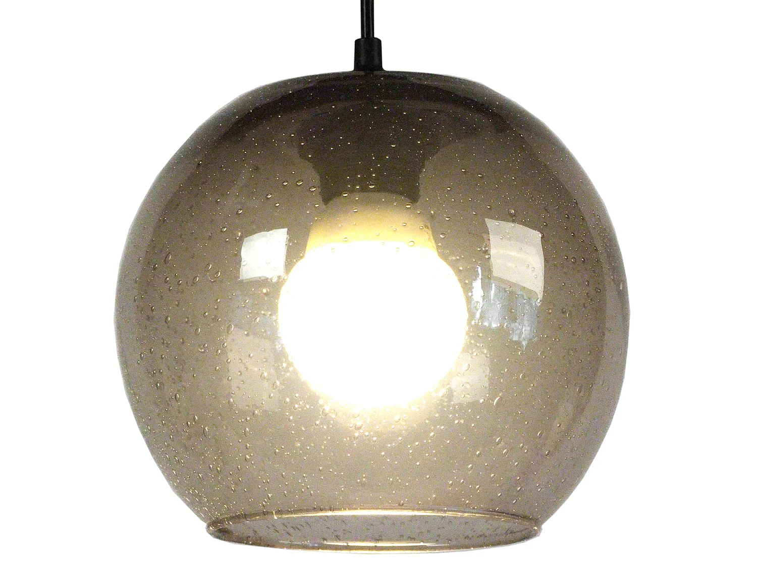 Lampadario a sospensione  vetro globo BOULLEGOSA  fumada  D'20 cm