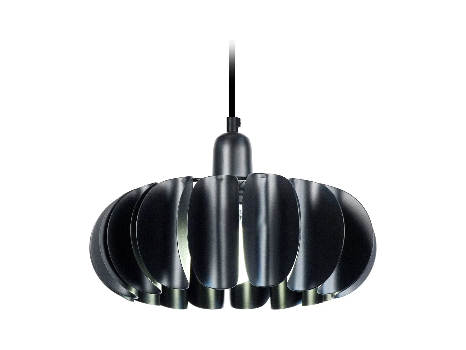 Suspension TOSEL ,métal,Noir ,H 77xD 30x P 30cm