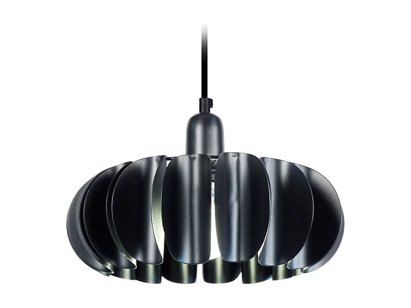 Suspension TOSEL ,métal,Noir ,H 77xD 30x P 30cm