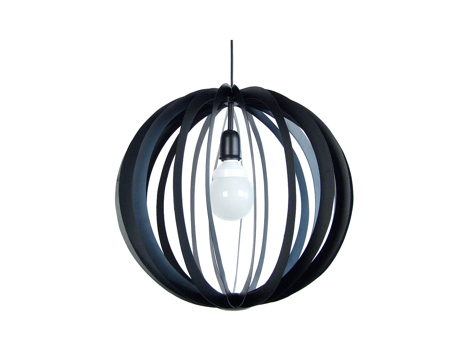 Suspension TOSEL ,métal,Noir , H 110xD50xP50cm