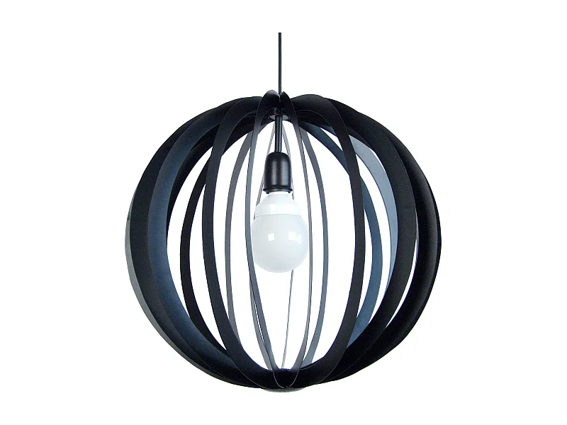 Suspension TOSEL ,métal,Noir , H 110xD50xP50cm