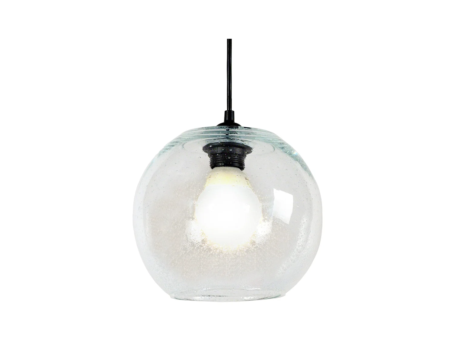 Suspension TOSEL ,verre,Aluminio,H 77xD 20x P 20cm