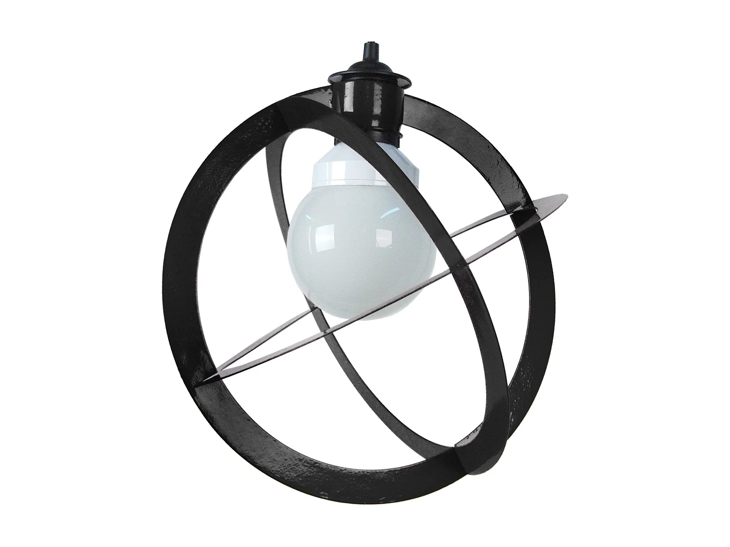 Suspension TOSEL ,métal, Noir , H 88xD28xP28cm