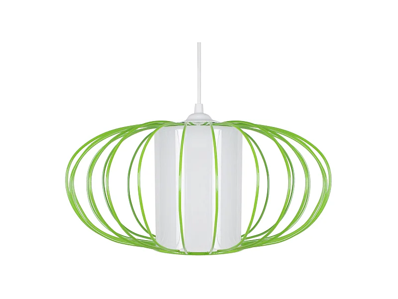 Suspensão TOSEL  OITA metal geométrico preto D25 x  H88  cm