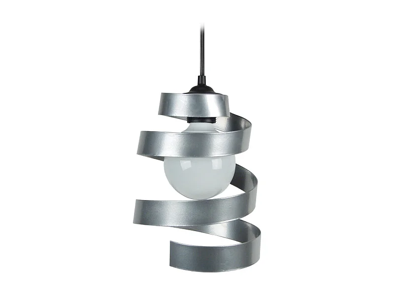 Suspension spirale métal  aluminium 90 cm.