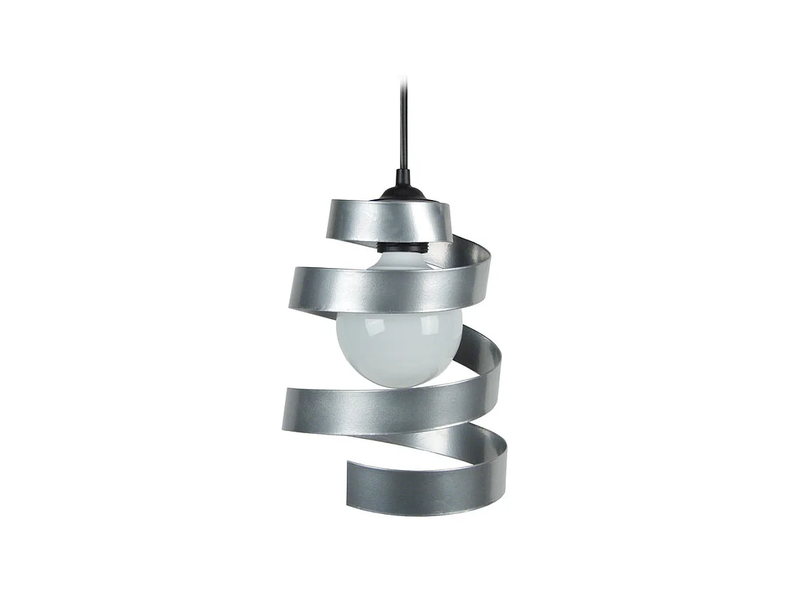 Suspension spirale métal  aluminium 90 cm.