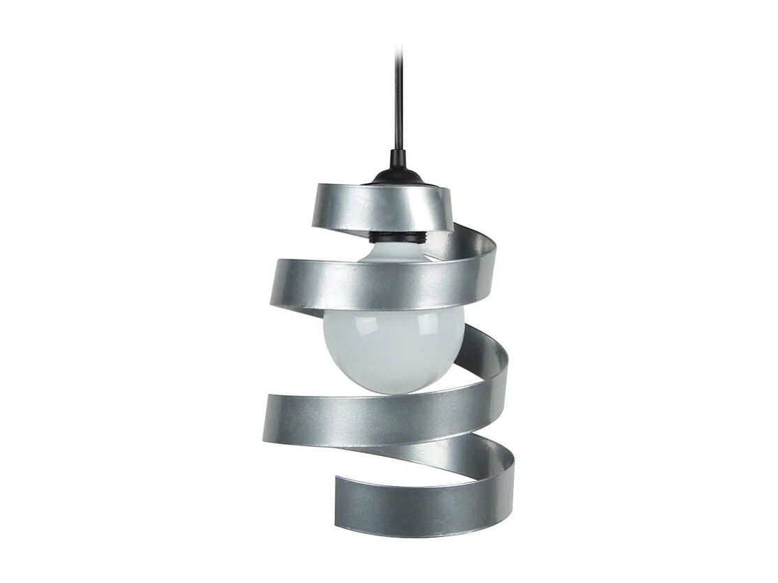 Suspension spirale métal  aluminium 90 cm.