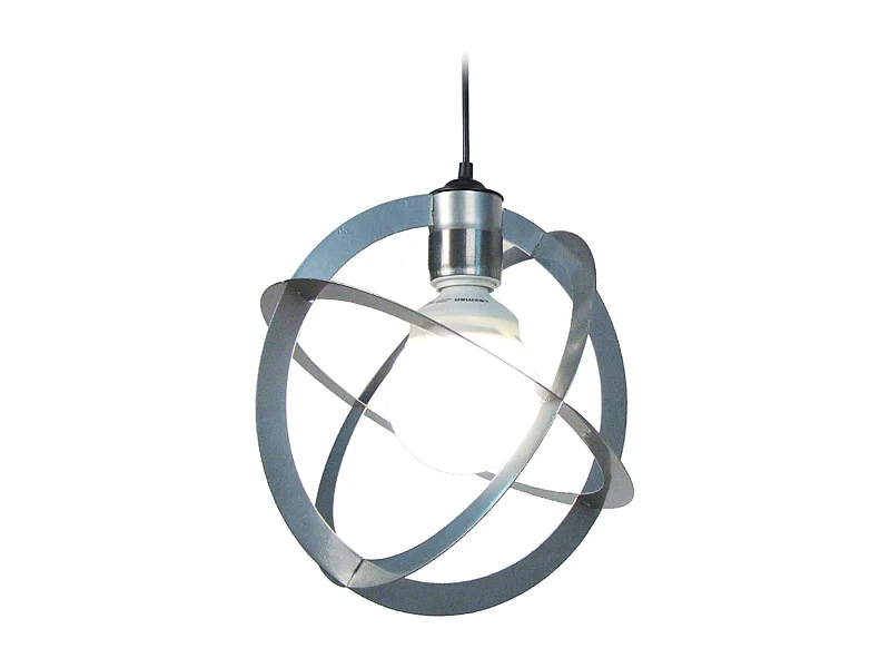 Suspensión  TOSEL ,metal,Aluminio , A88xD28xP 28cm