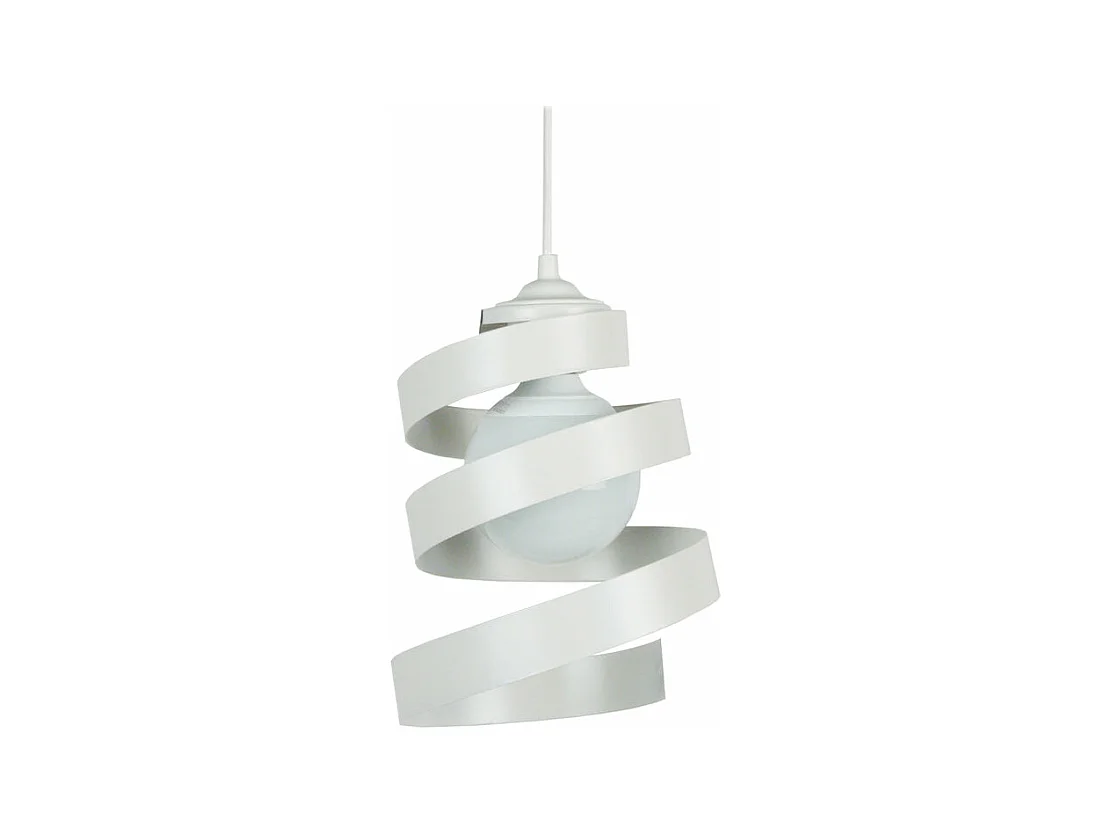 Suspensão TOSEL  SPIRALE metal geométrico fumado D18 x  H90  cm