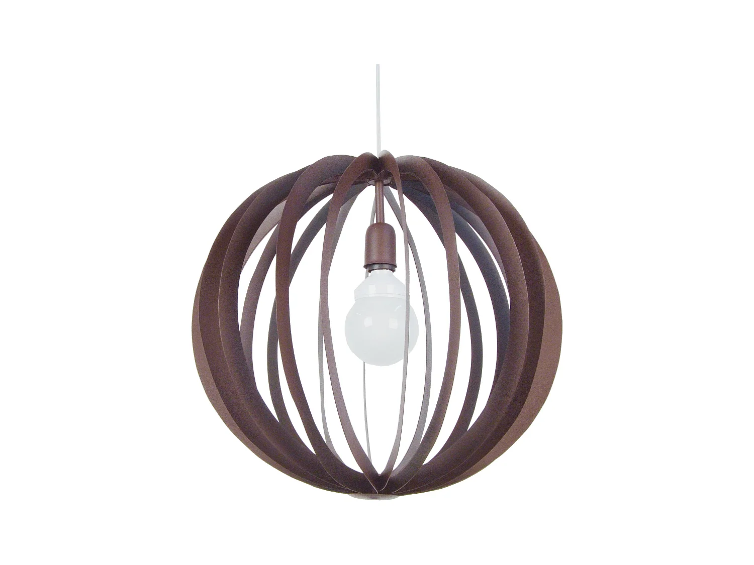 Suspensión  TOSEL ,metal,Marrón,A 110x D50xP50cm