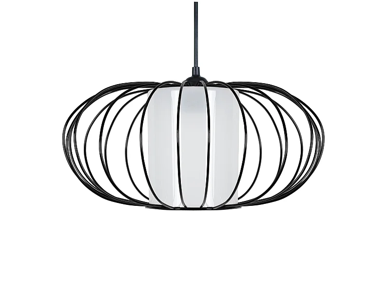 Suspensão TOSEL  OITA vidro globo taupe D35 x  H77  cm
