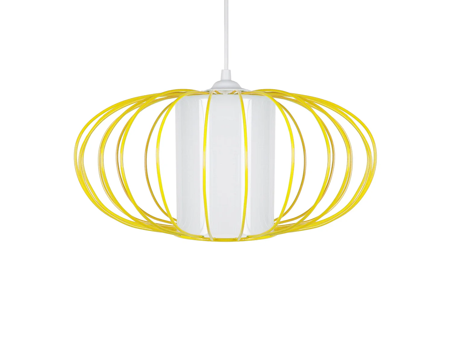 Lustre TOSEL  OITA vidro braço alumínio D48 x  H32  cm