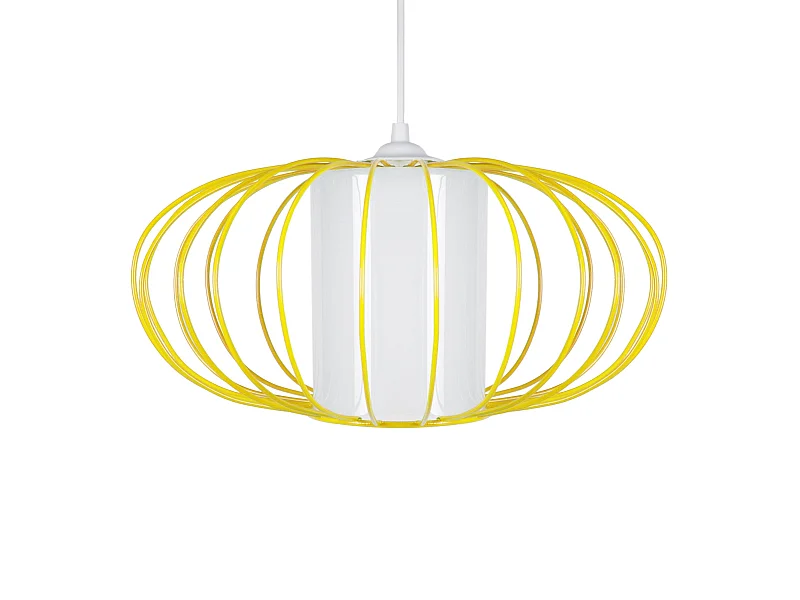 Lustre TOSEL  OITA vidro braço alumínio D48 x  H32  cm