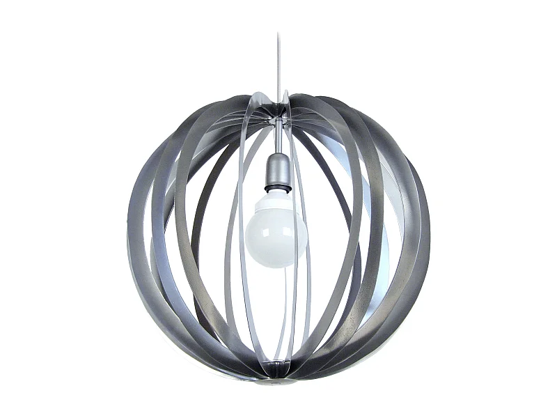 Suspensão TOSEL  HOLLYWOOD metal globo preto D50 x  H110  cm