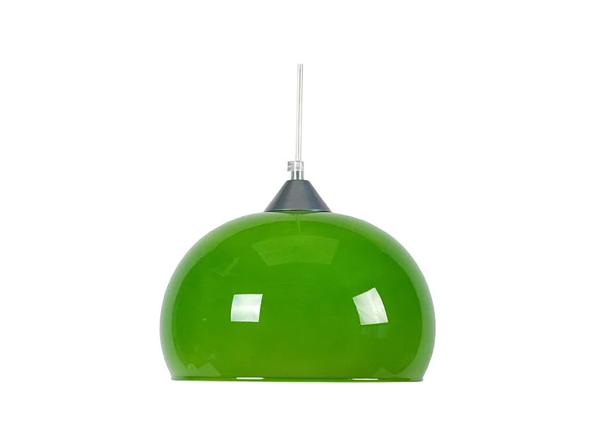 Suspension bol verre  vert r80 cm.