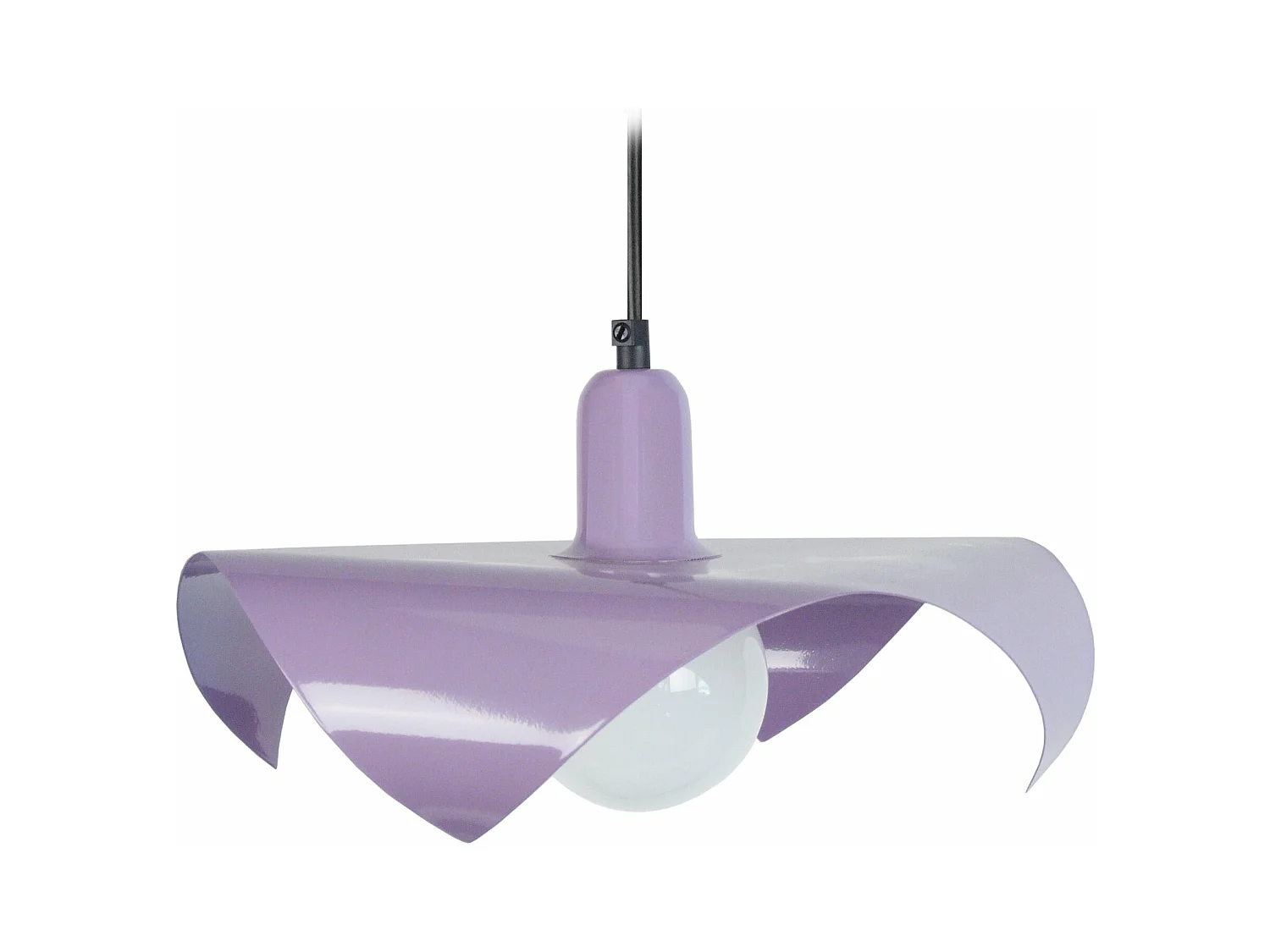 Suspensão TOSEL  MOUCHOIR metal tigela ouro D35 x  H80  cm