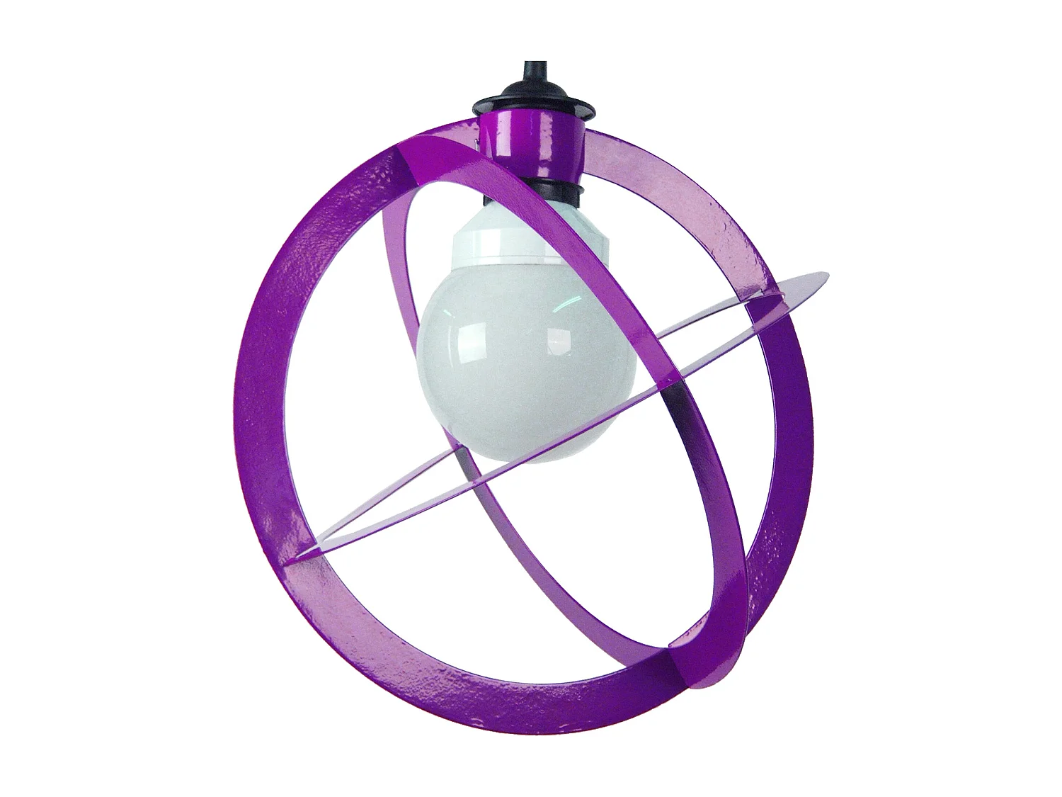 Suspension TOSEL ,métal,Violet ,H88xD28xP28cm