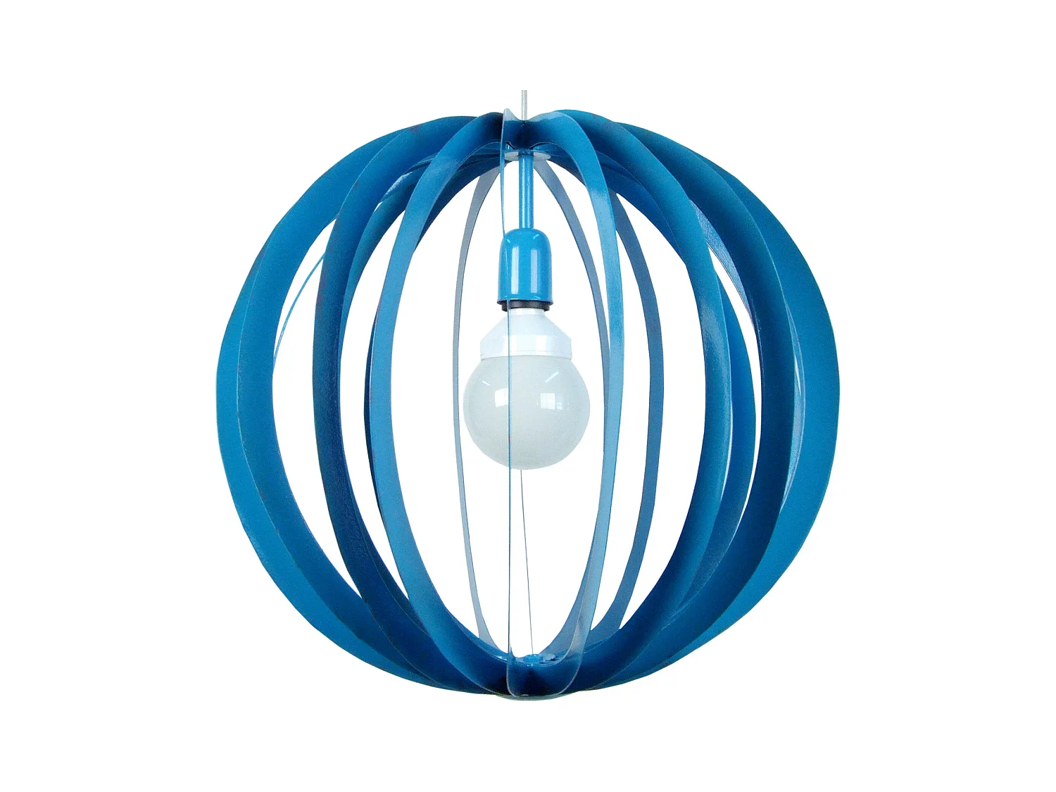 Suspensión  TOSEL ,metal,Azul ,A110xD50xP50cm