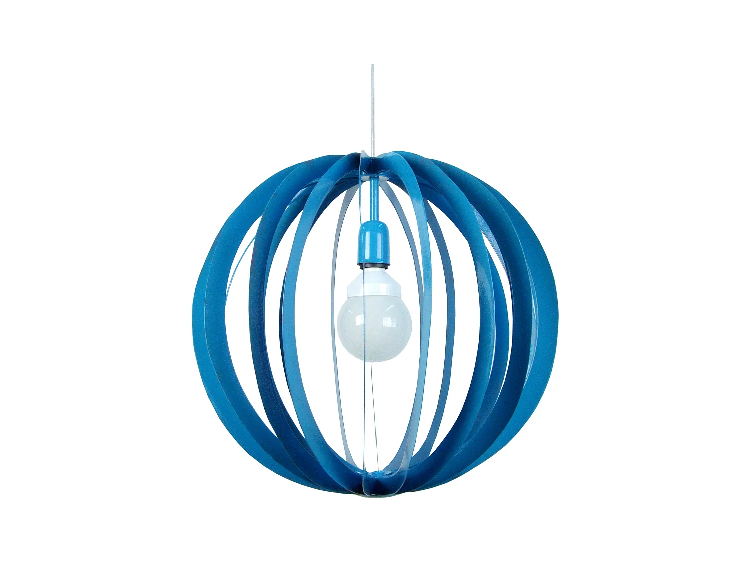 Suspension TOSEL ,métal,Bleu,H110xD50xP50cm