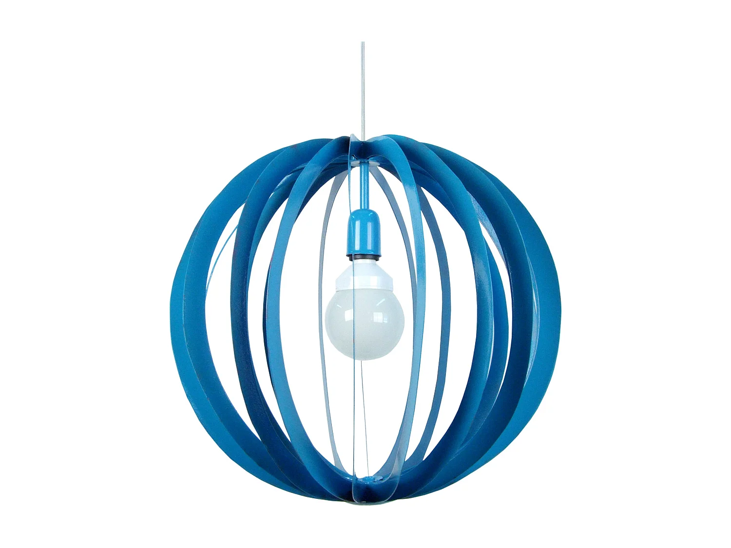 Suspension TOSEL ,métal,Bleu,H110xD50xP50cm