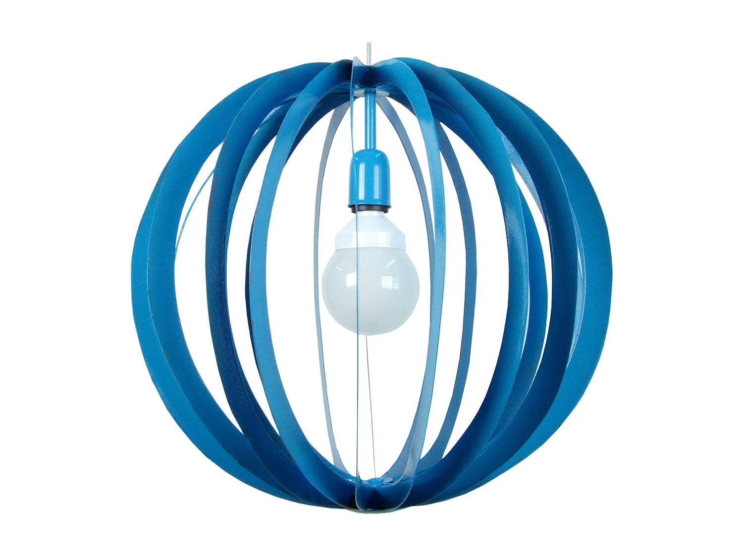 Suspension TOSEL ,métal,Bleu,H110xD50xP50cm