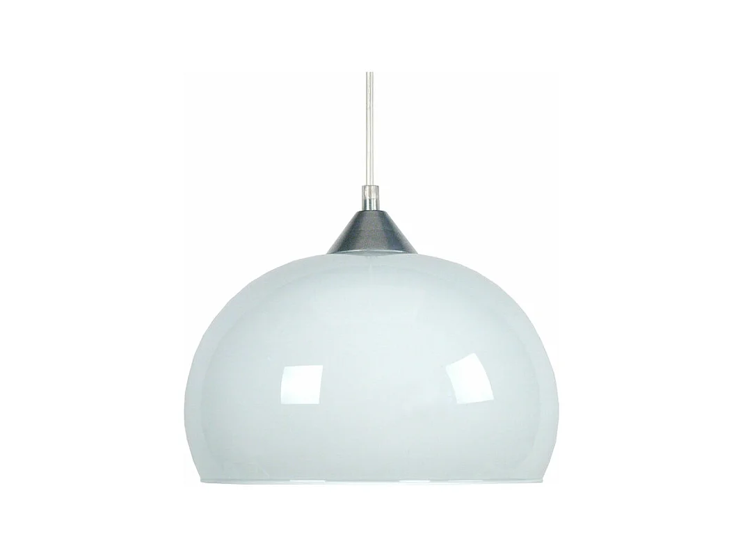 Suspension bol verre  opal 80 cm.