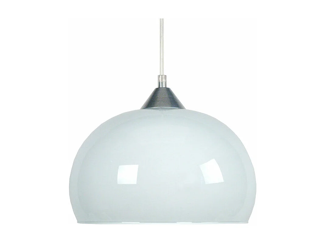 Suspension bol verre  opal 80 cm.