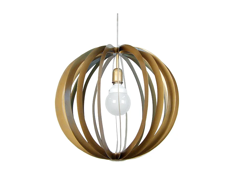 Suspensión  TOSEL ,metal,Dorado ,A 110xD 50x P 50cm