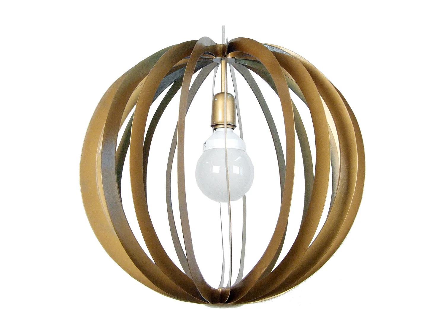 Suspension TOSEL ,métal,Doré ,H 110xD 50x P 50cm